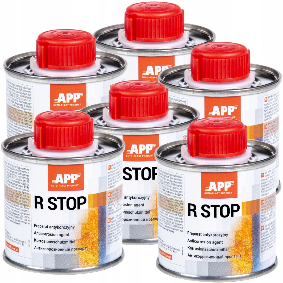 APP R-STOP Preparat Antykorozyjny na Rdzę 100ml 6x