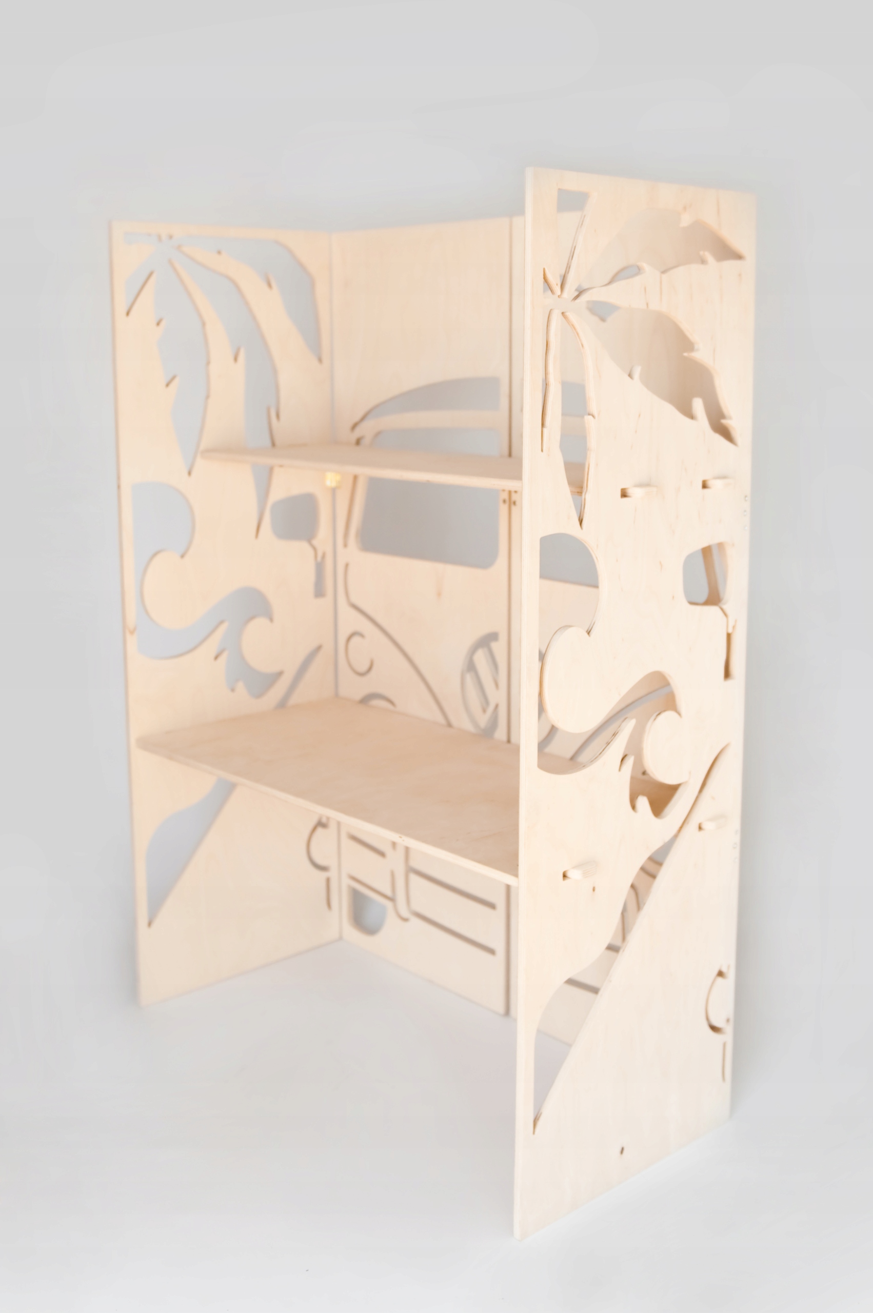 Parawan Busik drewniany pokojowy dziecięcy Wysokość parawanu 120 cm