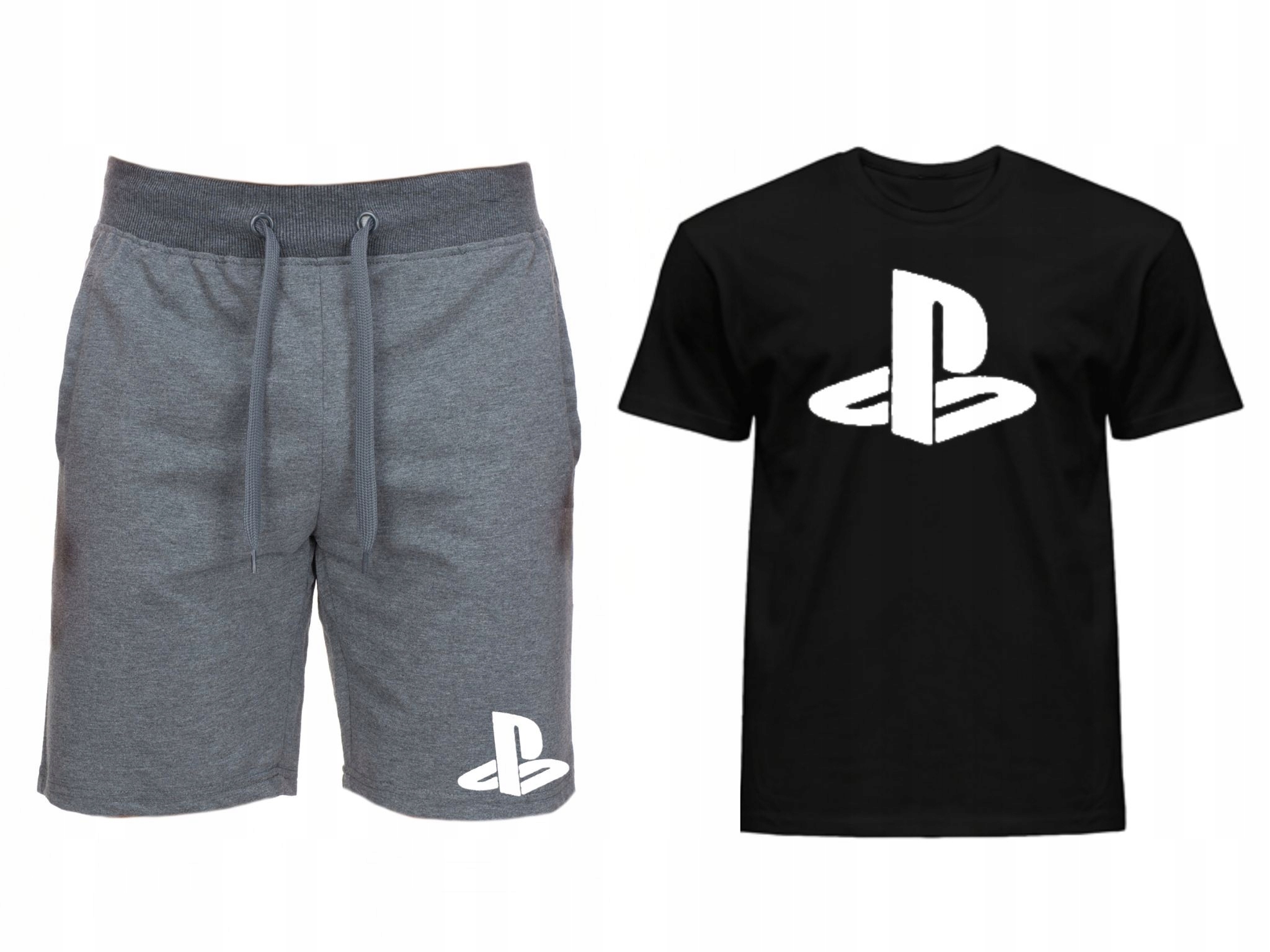 Komplet Trička Kraťasy Playstation Pánské L