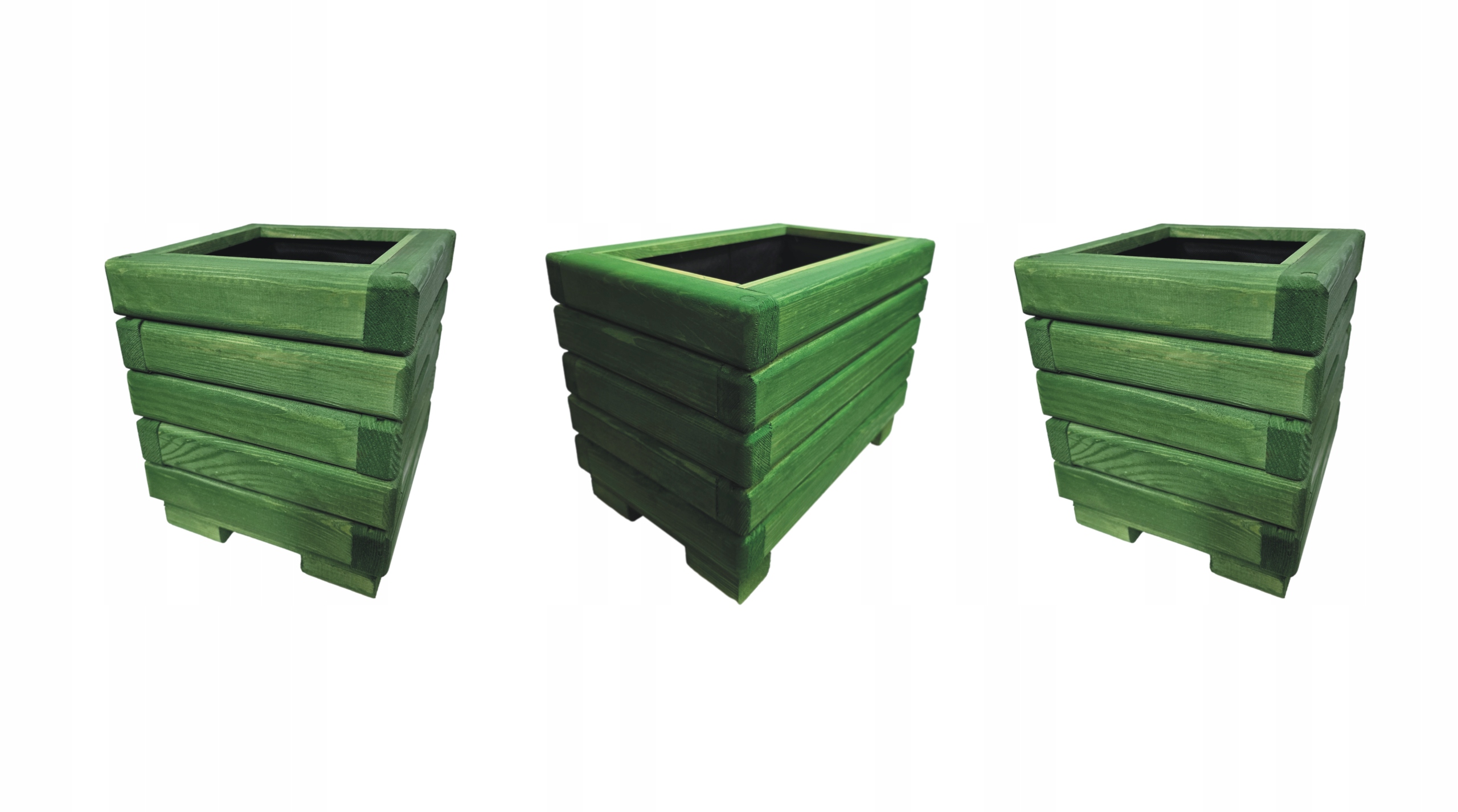 Zahradní květináče na terasu Altány Patio Akácie 40x25x30 cm 25x25x30 cm Dřevo