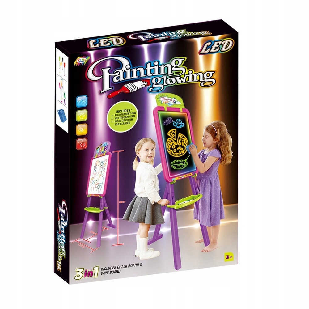 DUŻA TABLICA SUCHOŚCIERALNA magnetyczna BIAŁA 2w1 Kod producenta 406157