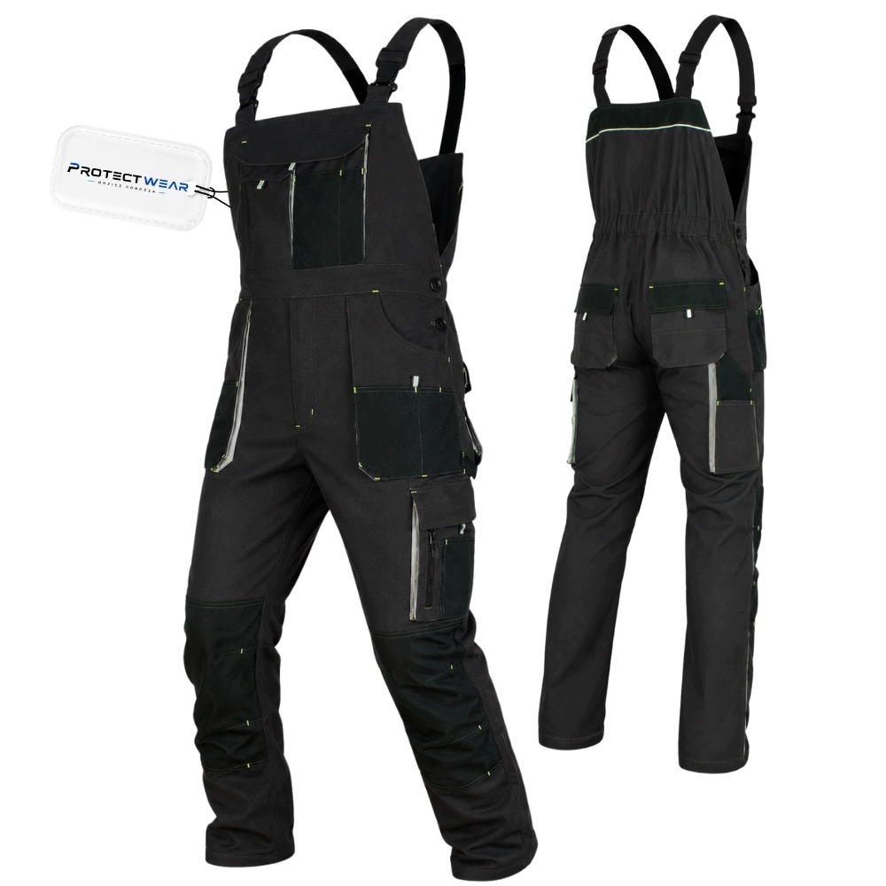 Pracovní kalhoty elastické stretch slim šedé vyztužené 600D Bozp vel.54