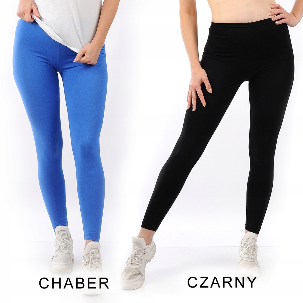 Legginsy POLSKIE Getry Bawełniane BIAŁE M 38 Rozmiar M