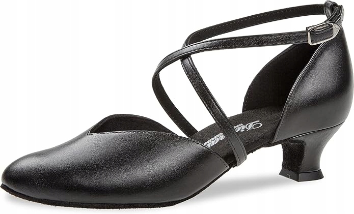 Diamant Buty Damskie Obuwie Do Tańca Czarne Skóra Naturalna 39,5 6AB