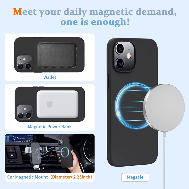 RING PIERŚĆIEŃ MAGNETYCZNY MAGSAFE DO TELEFONU Kolor czarny