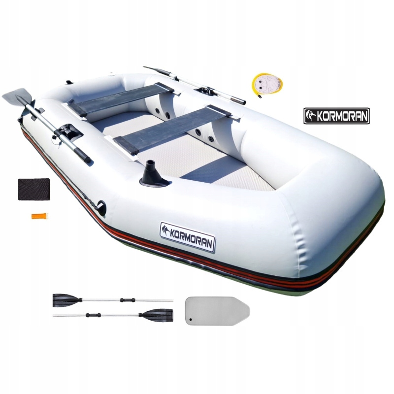 Ponton Kormoran 260 Ad Podłoga air deck szary