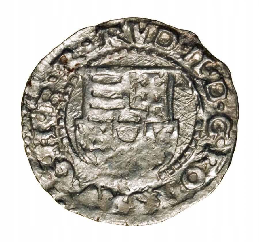 Denar 1605 Rudolf II Habsburg Węgry Kremnica