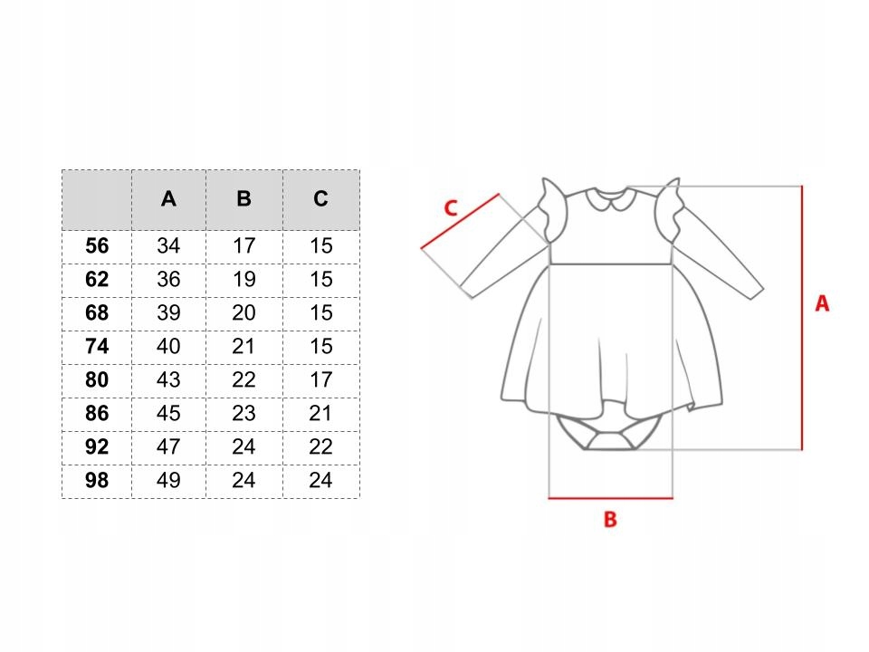 BODOSUKIENKA niemowlęca DŁUGI RĘKAW kwiatuszki 74 Rozmiar (new) 74 (69 - 74 cm)