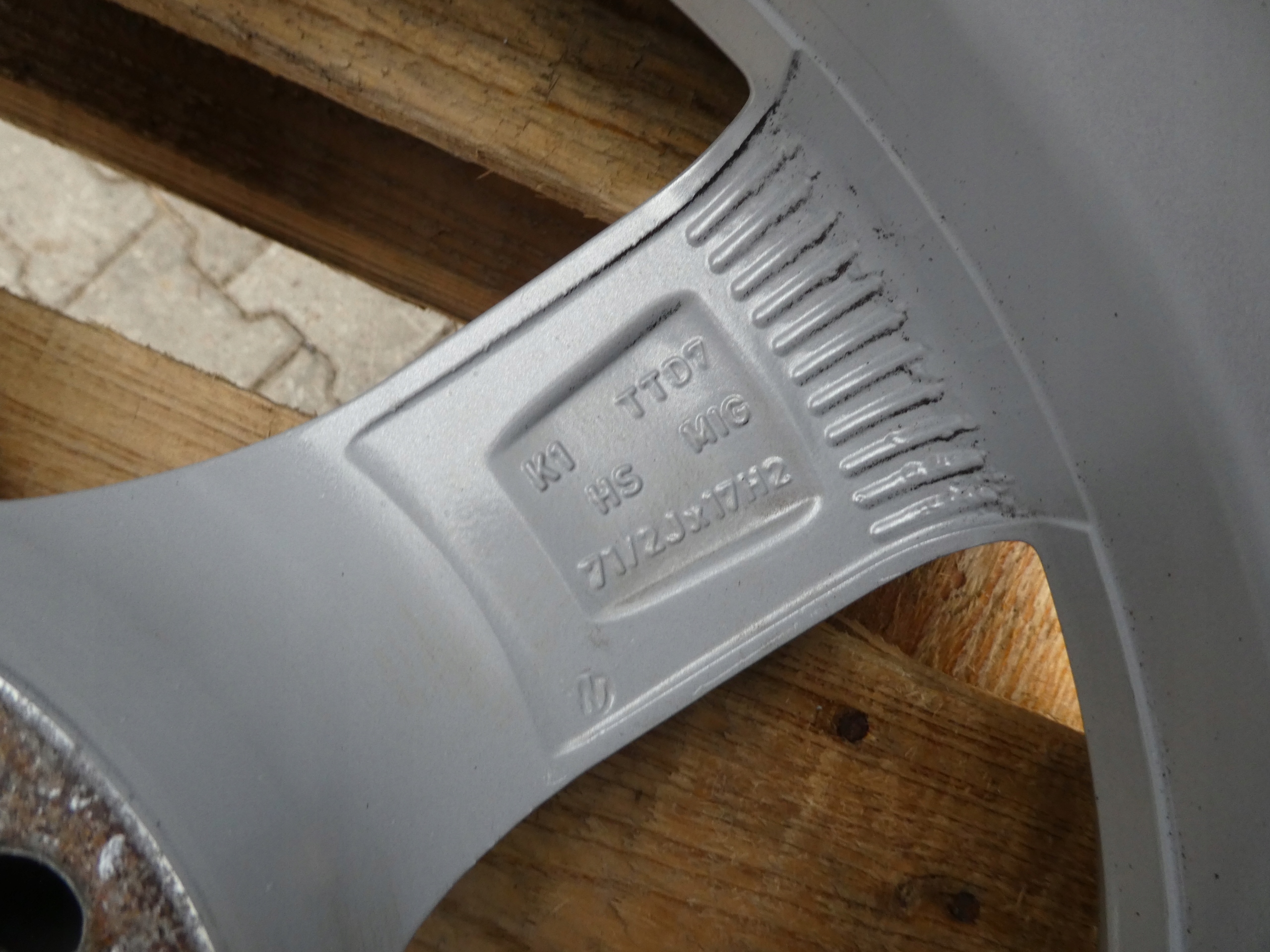 4X discs aluminium disc KBA 49291 VW 5X112