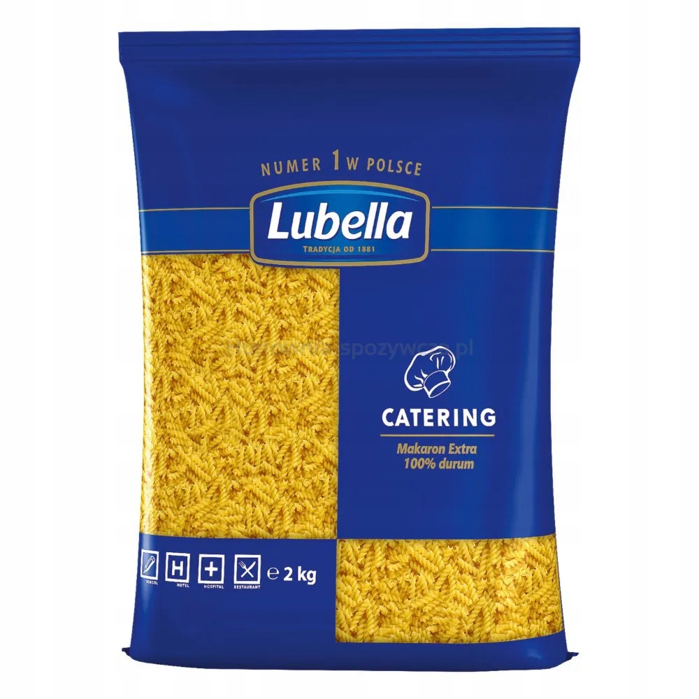 Levně Lubella Těstoviny Fusilli 2 kg