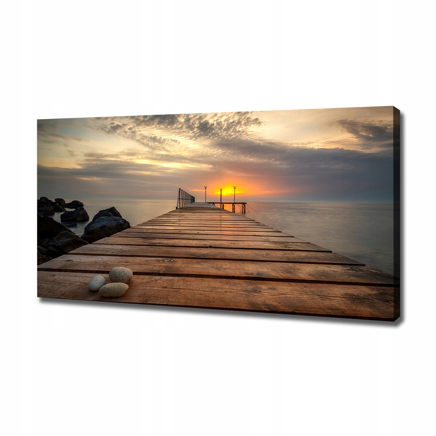 

Foto obraz na płótnie Drewniane molo 120x60 cm