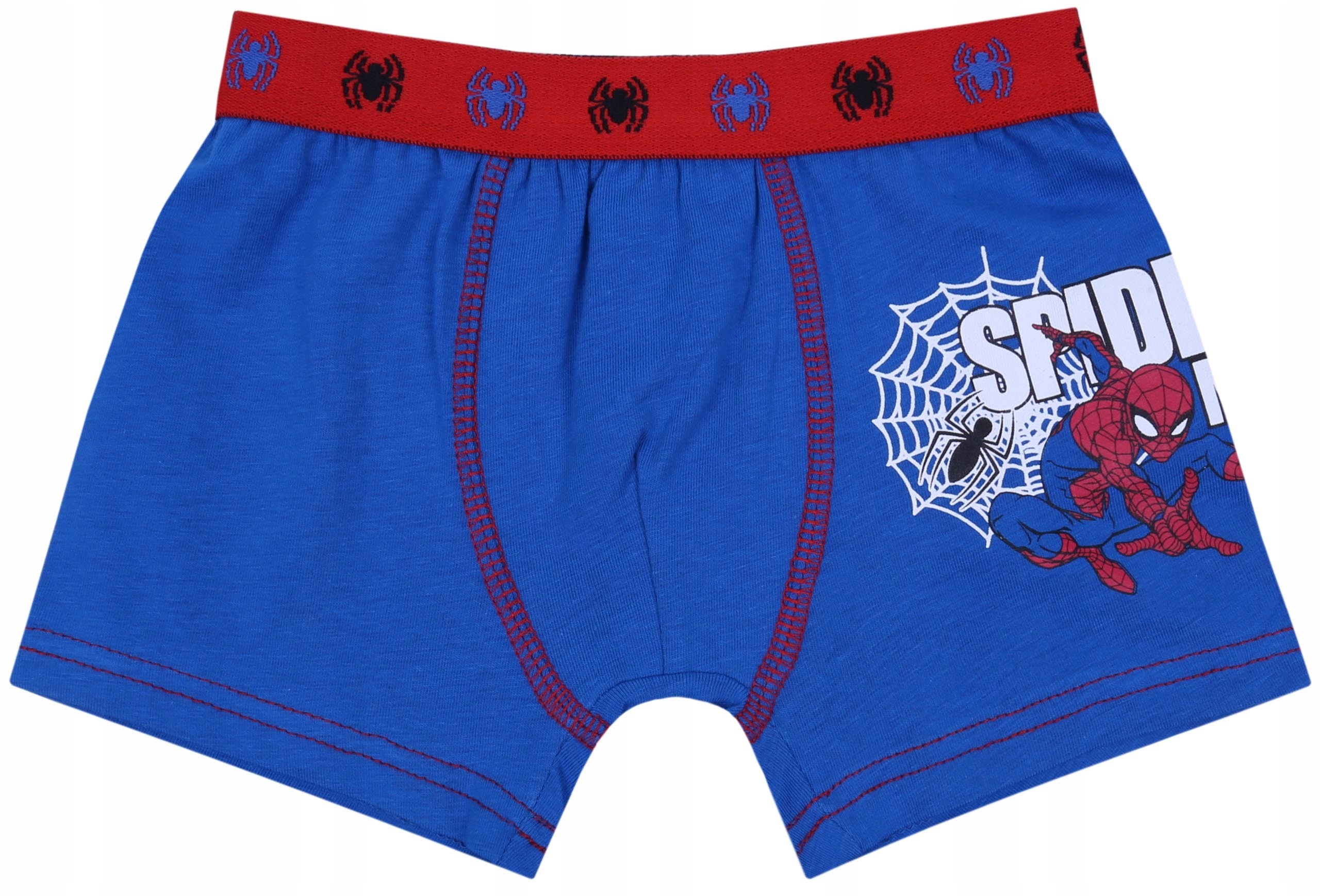 

Niebiesko-czerwone, chłopięce bokserki Spider-man