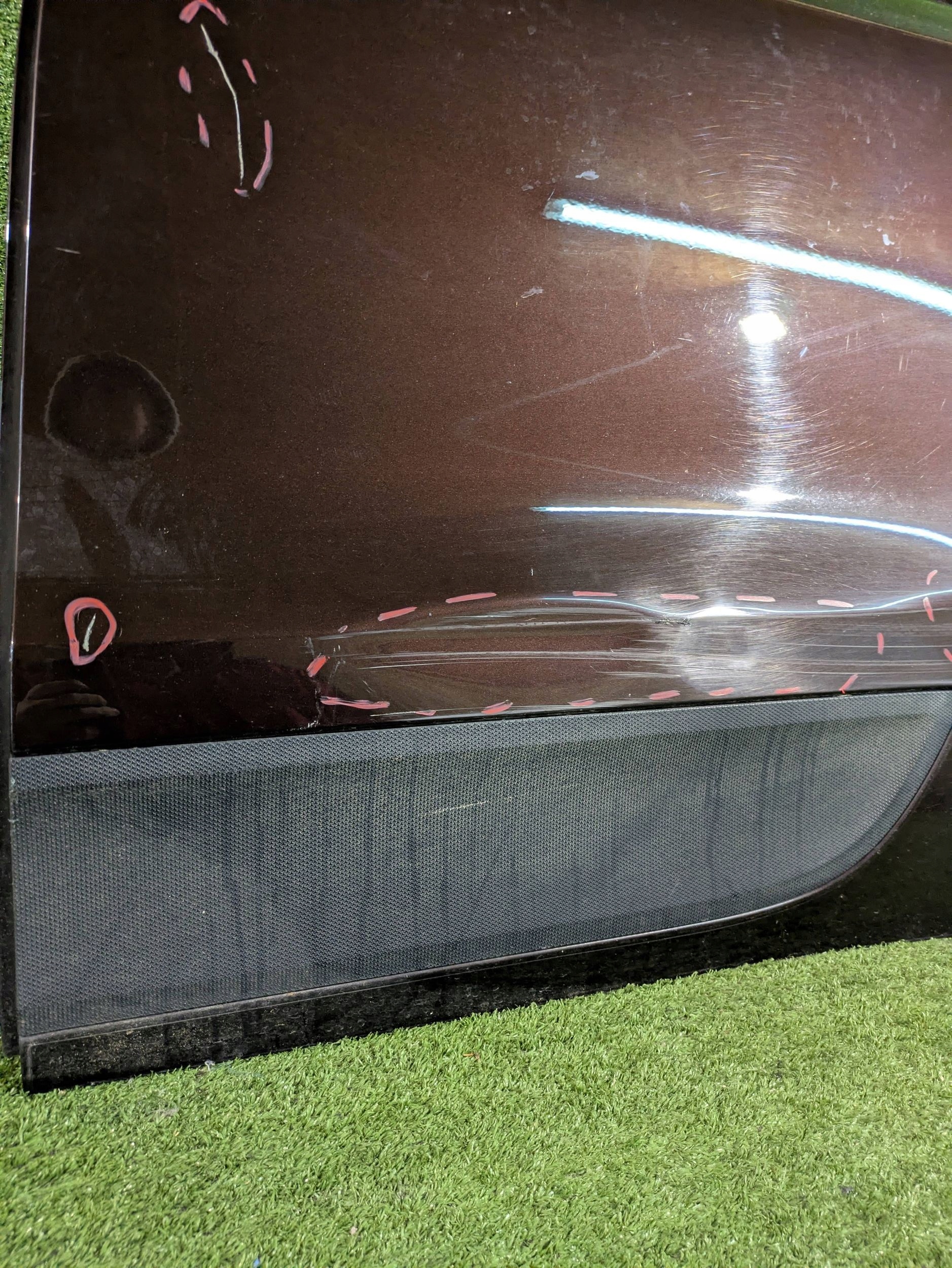 door rear. left left rear part PORSCHE MACAN 95B 14- NR.D4580