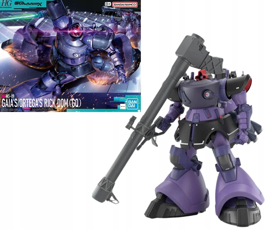 Gundam 1/144 GQuuuuuuX Gaia Ortega Rick Dom Model Kit