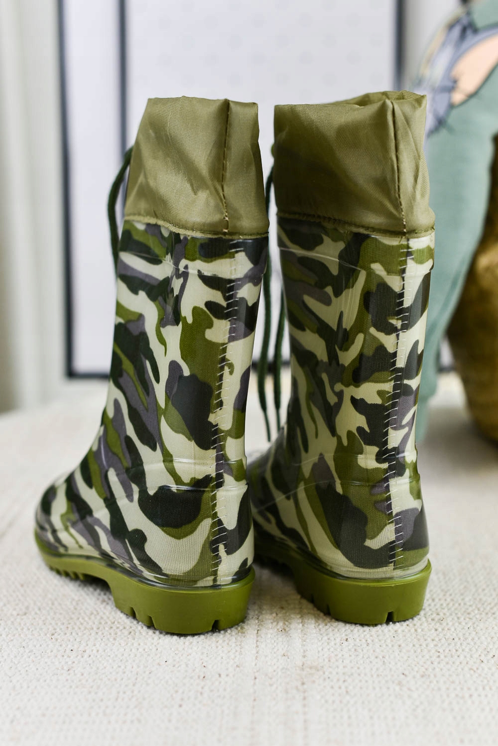 Kalosze dziecięce Moro zielone (27) Materiał guma