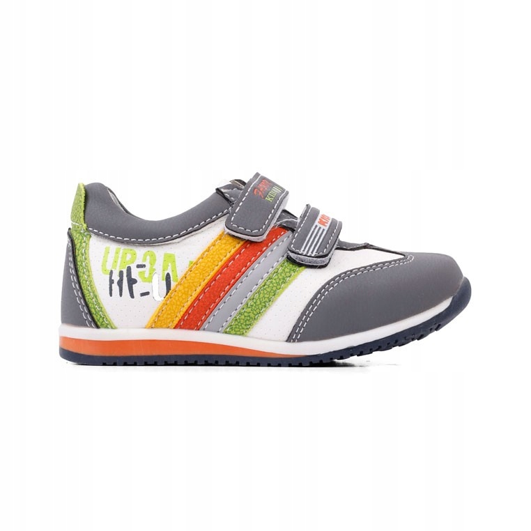 

Buty sportowe dziecięce Szare Na Rzepy