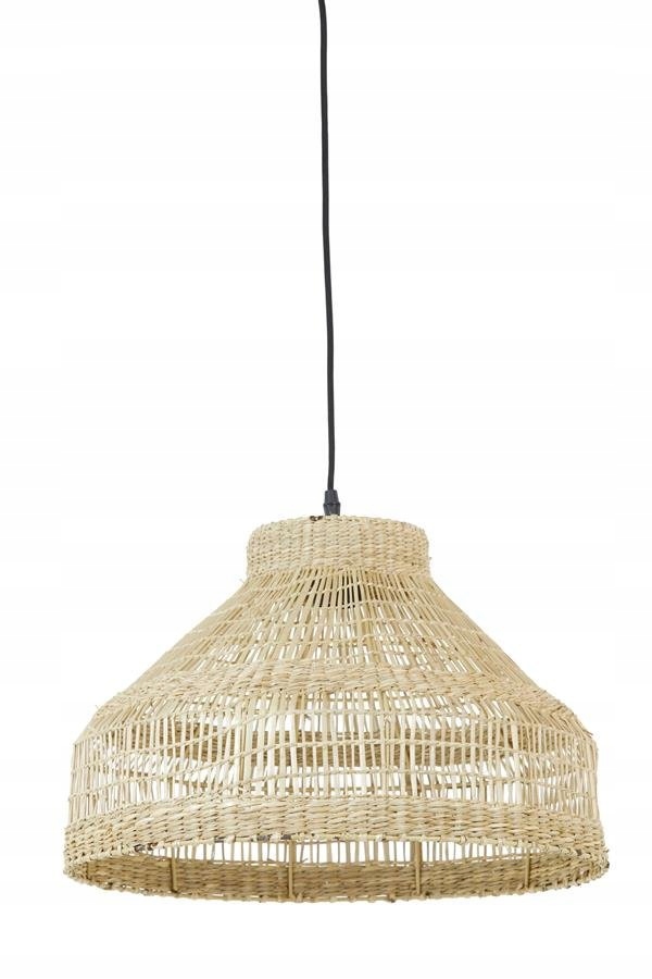 Závesná Lampa prírodná Ažurová Latika 45x30 cm