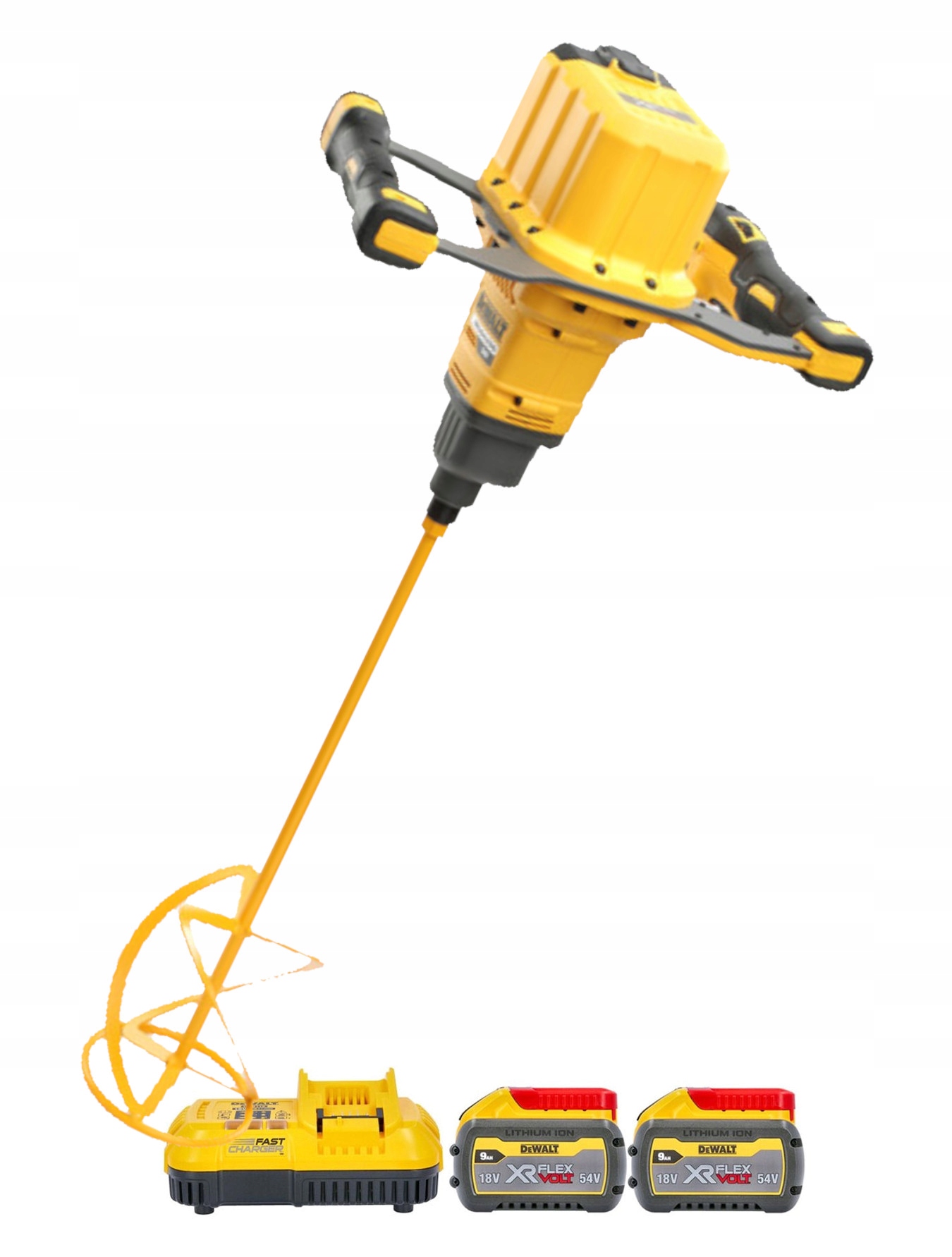 DeWALT Mocna Mieszarka łopatowa 2 X 9Ah 54V Xr Flexvolt DCD240X2