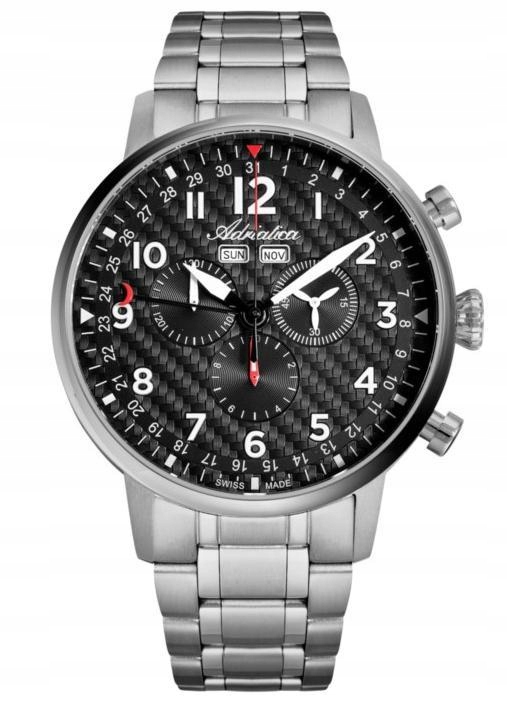 Nové Originální Pánské Hodinky Adriatica A8308.4126CH chronograf titanový