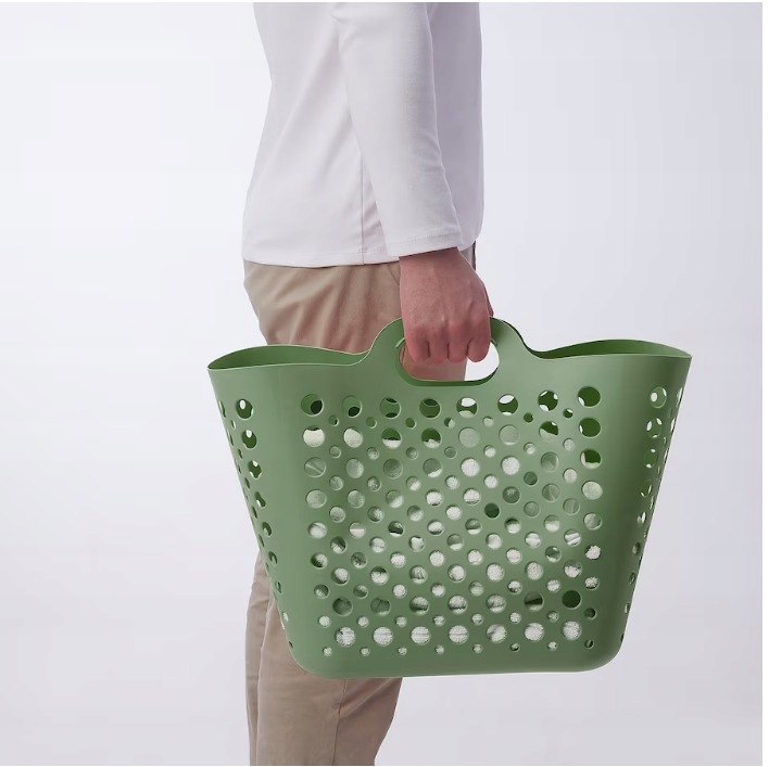 ELASTYCZNY KOSZ NA PRANIE ZIELONY IKEA SLIBB 24L EAN (GTIN) 0000405676374