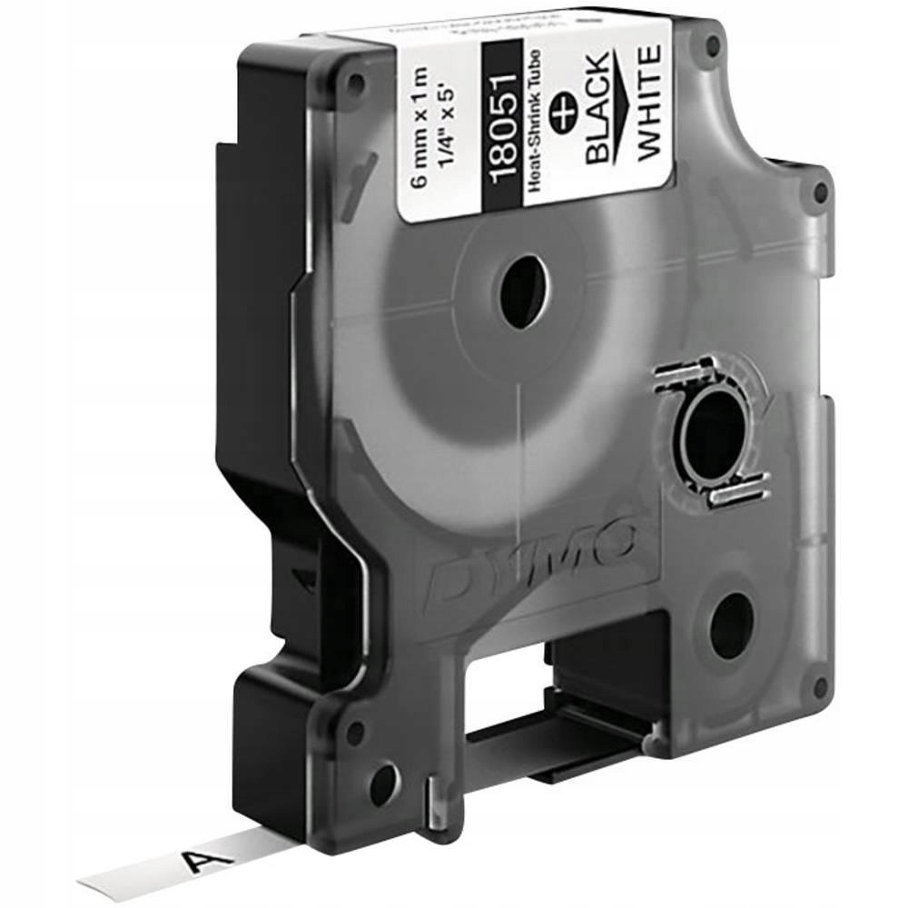 Dymo rurka termokurczliwa Rhino biała 6 mm 18051 Oryginalna