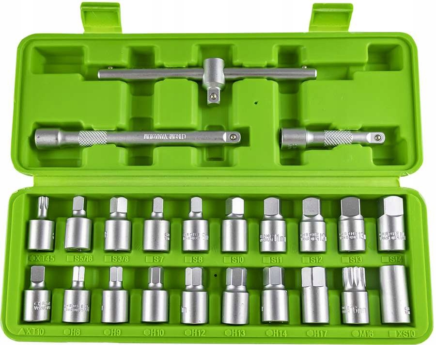 Nástavce na olejové zátky, 23 ks