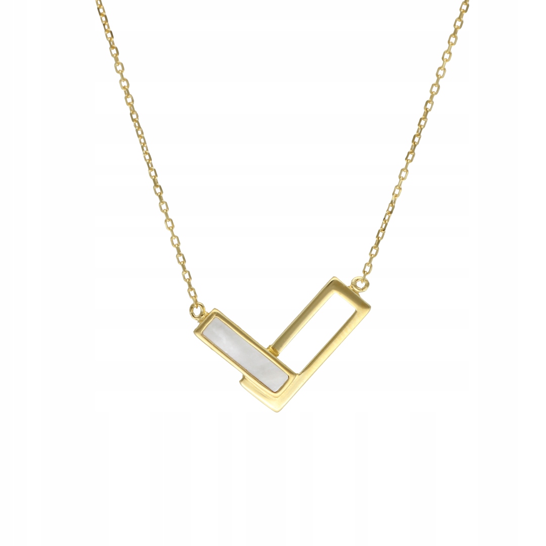 Náhrdelník s perleťovou hmotou stříbro