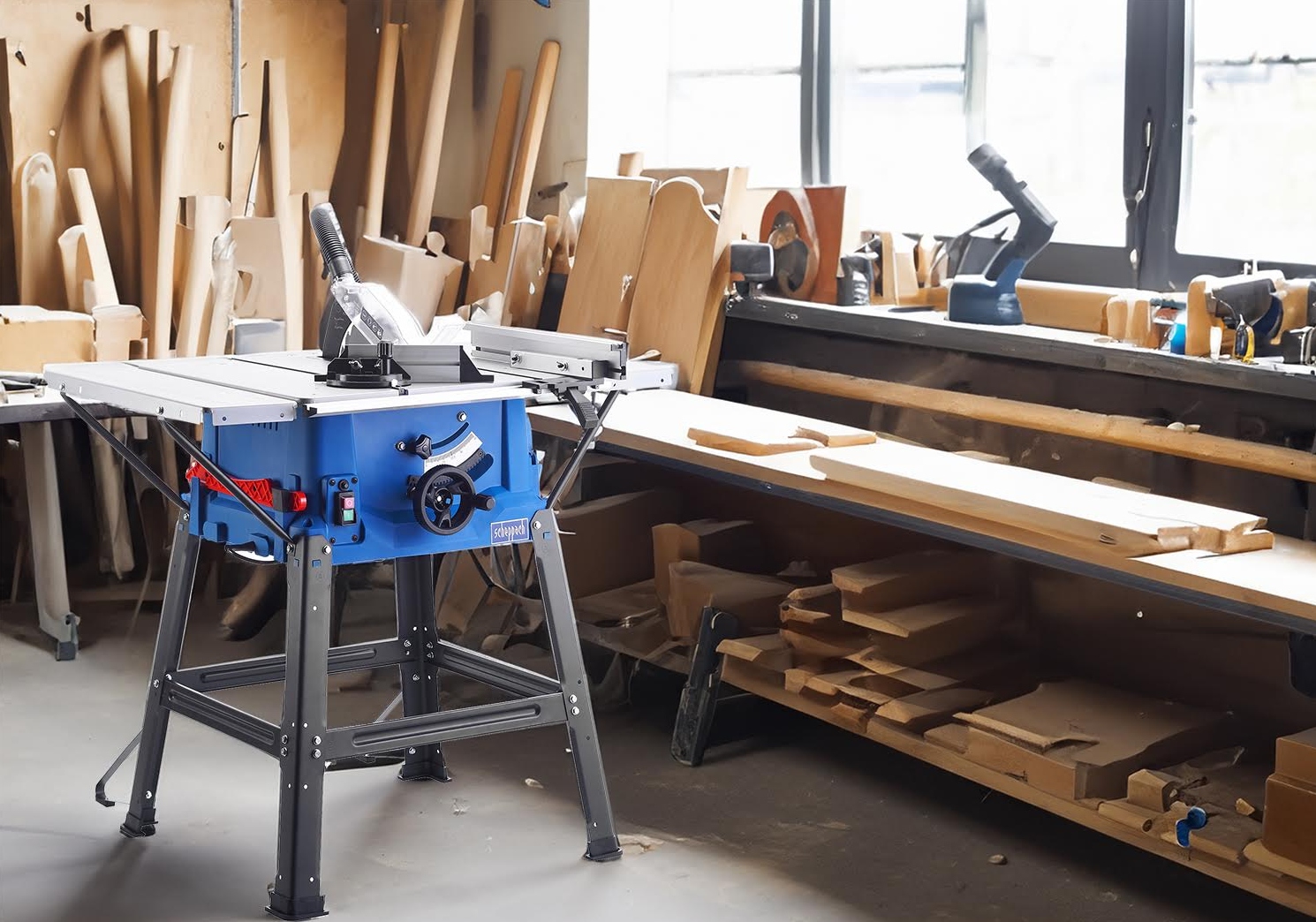 PILARKA PIŁA STOŁOWA PRZECINARKA KRAJZEGA DREWNA HS100S SCHEPPACH Germany Marka Scheppach