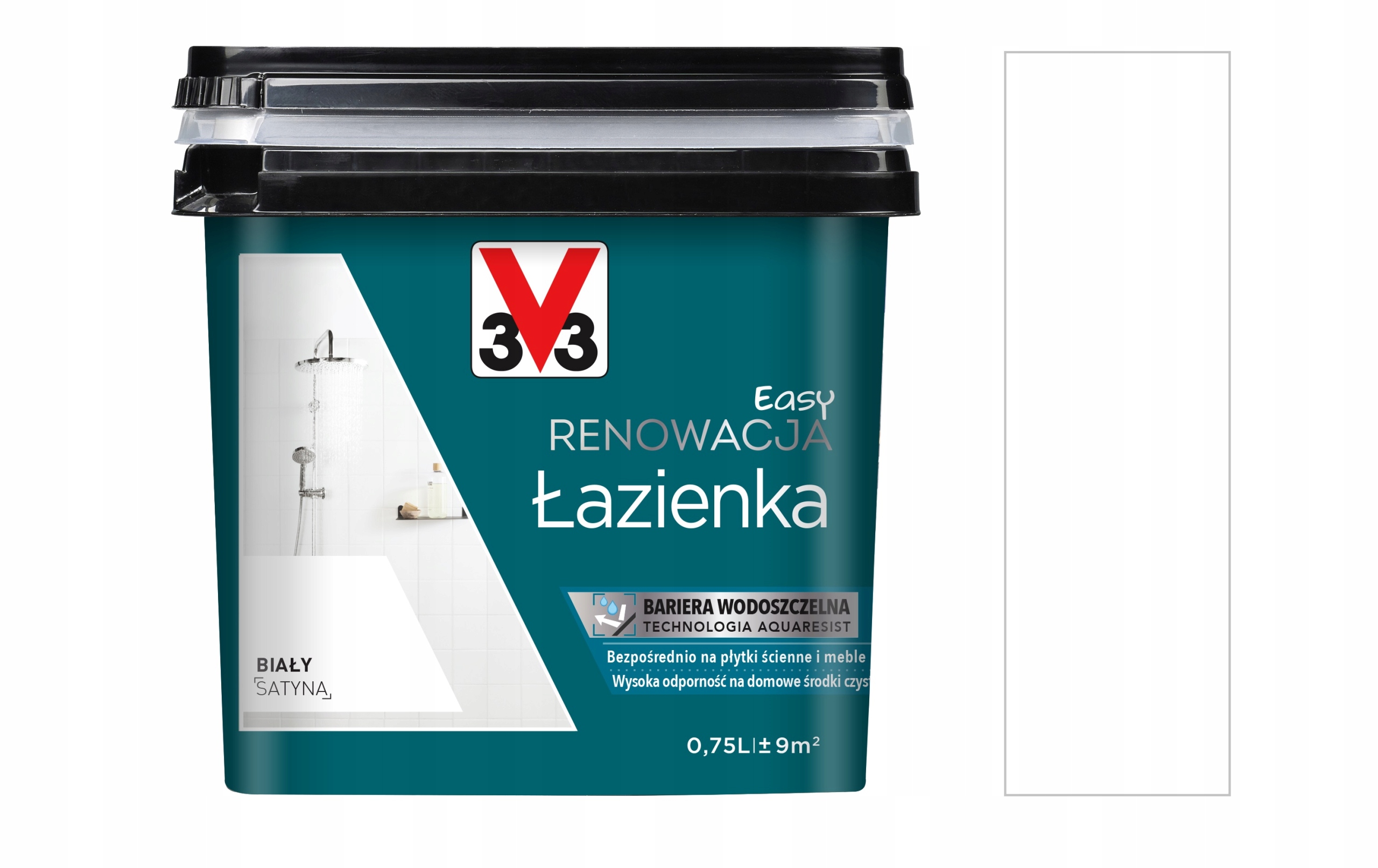 Farba V33 Easy Renowacja Łazienka Biały 0.75L