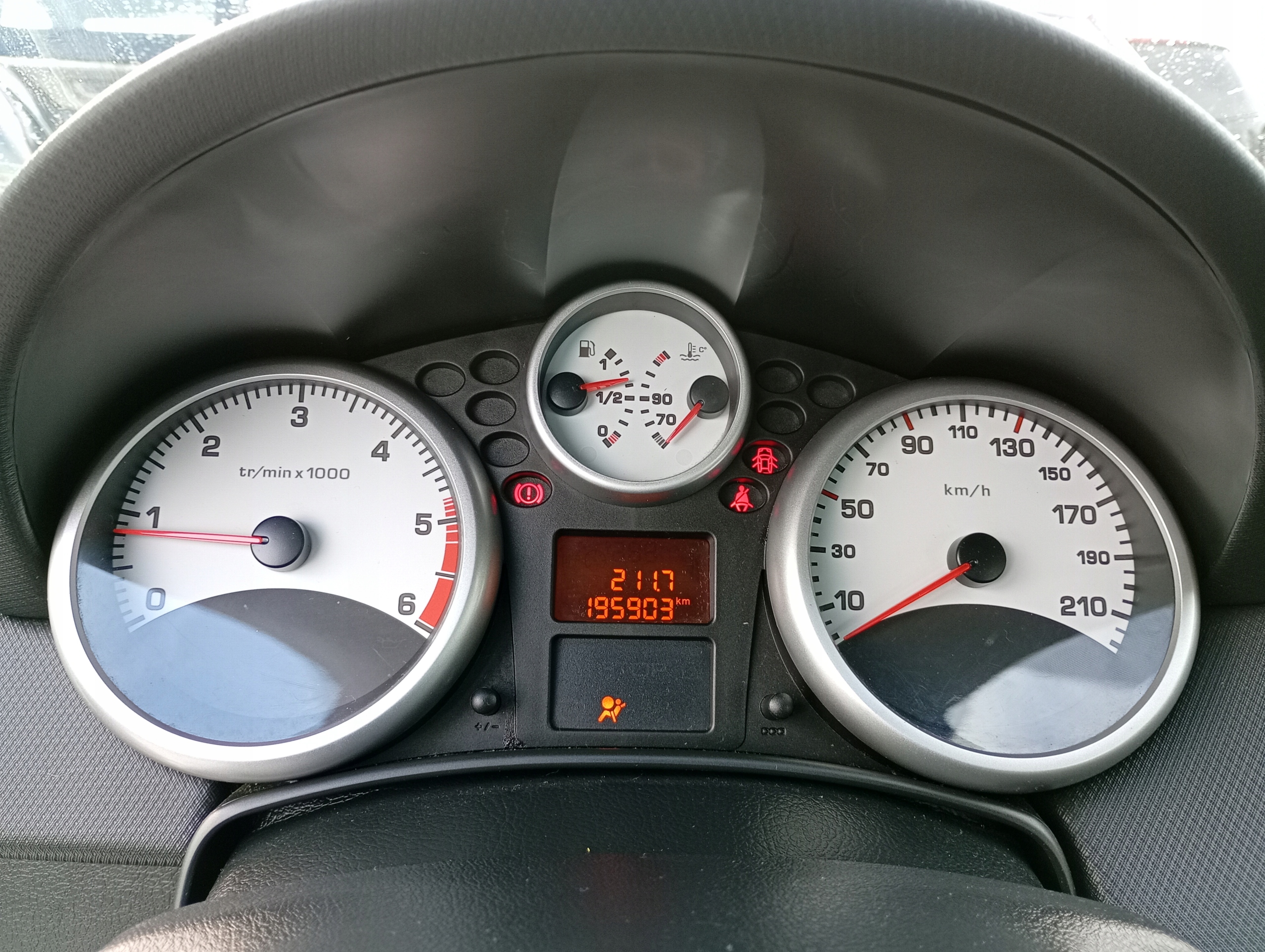 Peugeot 207 SW 07-13 dials dials tachometer 1.6 HDI