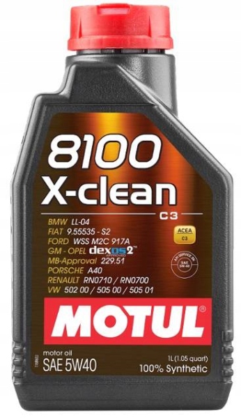 

Olej Motul 5W40 8100 X-clean C3 1L Syntetyczny