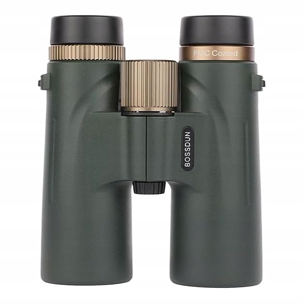 Lornetka Bossdun 12x42 zielona, duże powiększenie, z klipsem do telefonu