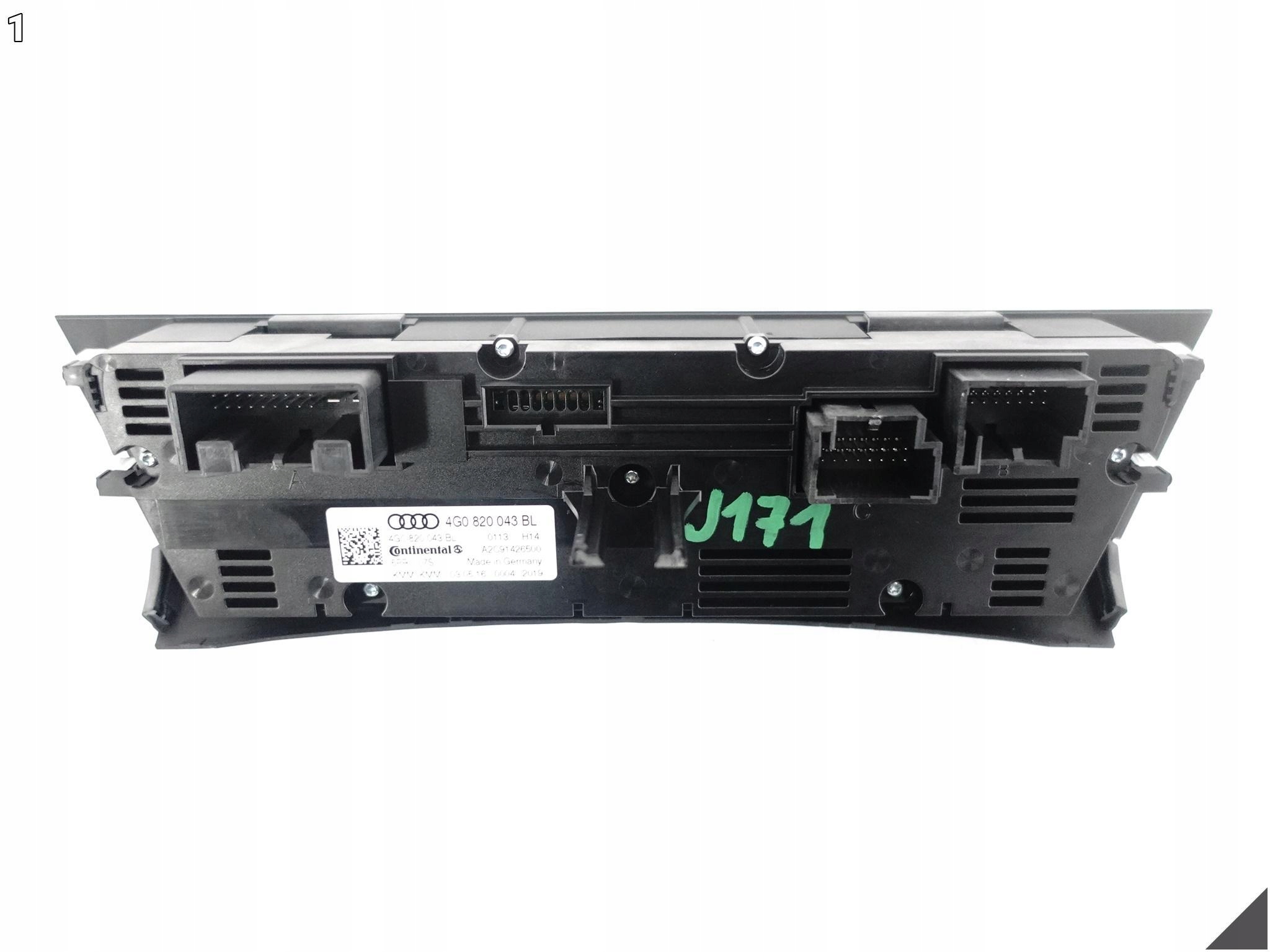 AUDI RS7 S7 A7 4G8 RS6 S6 A6 4G0 C7 14-18 Unite commande clima 4G0820043BL