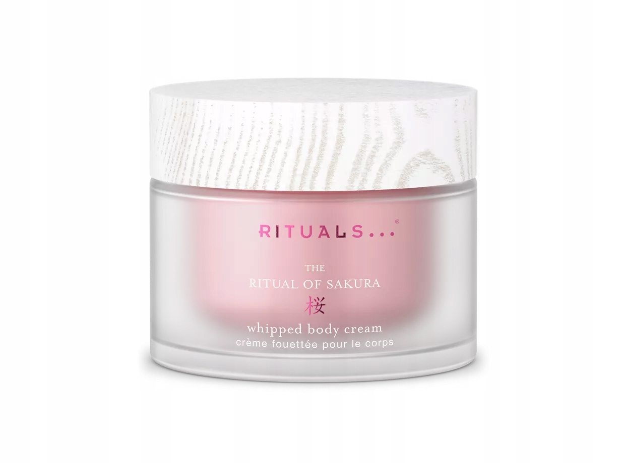 Krem do ciała Rituals kwiat wiśni i mleczko ryżowe 220 ml słoiczek szkło