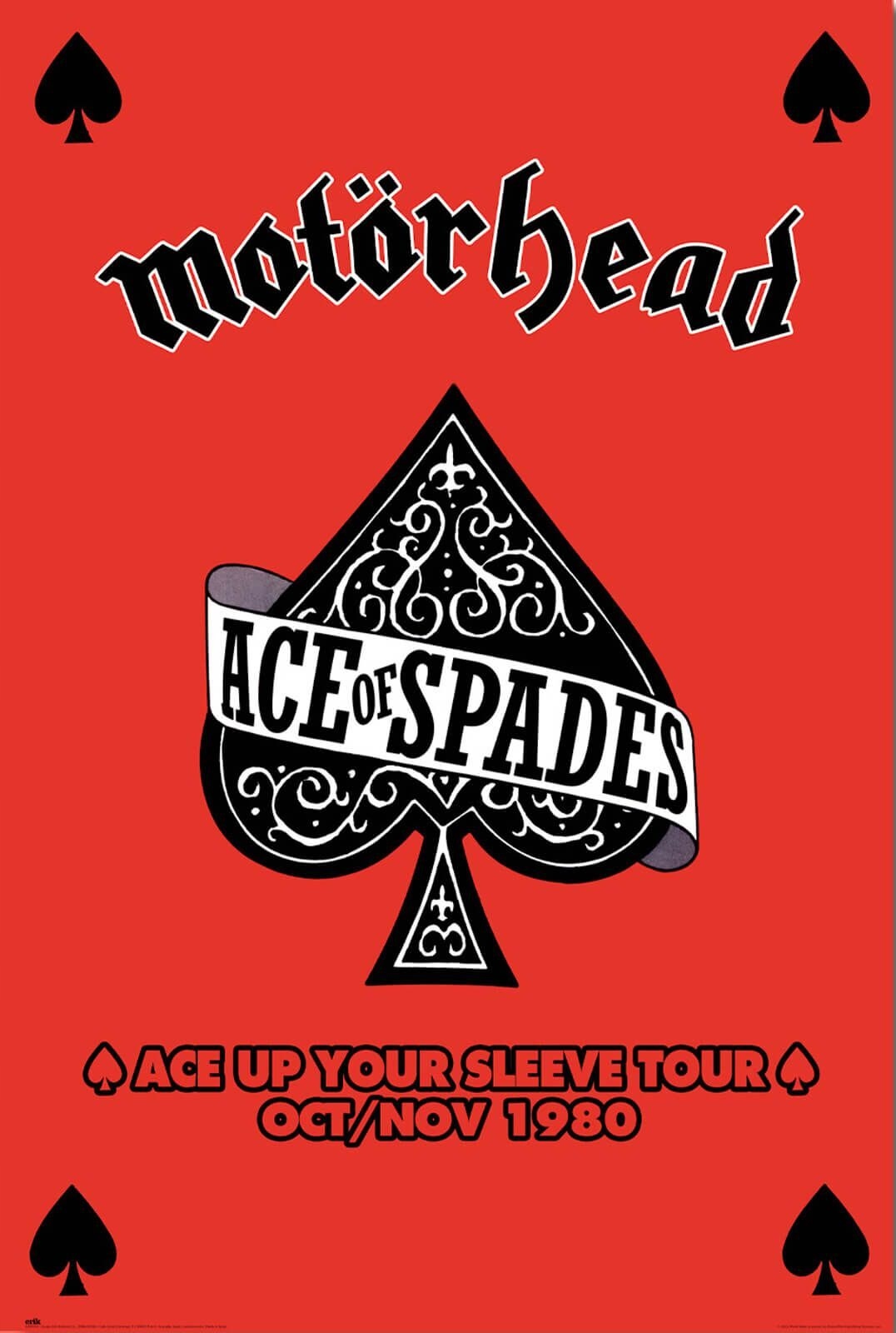 

Motorhead Ace Up Your Sleeve Tour plakat 61x91,5