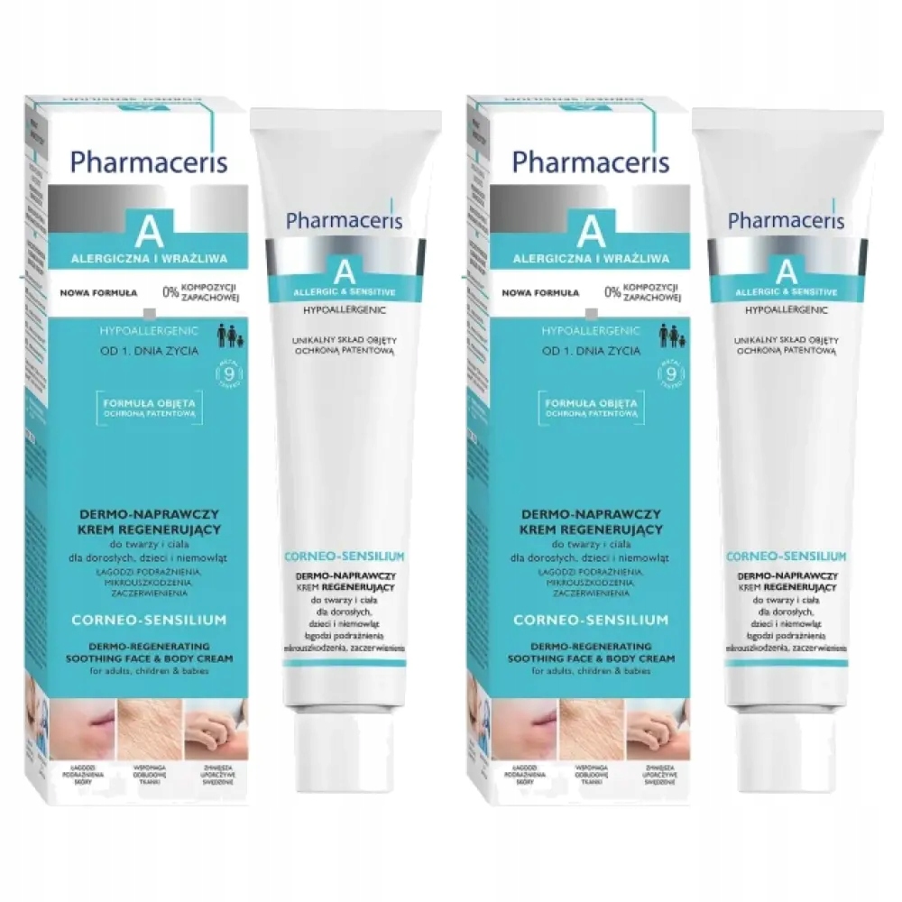 2x Pharmaceris A Corneo Sensilium Dermo-naprawczy krem regenerujący, 75 ml