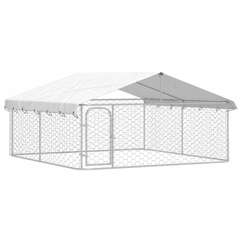 Levně Klec pro psa Outdoor 300x300x150 stříbrná