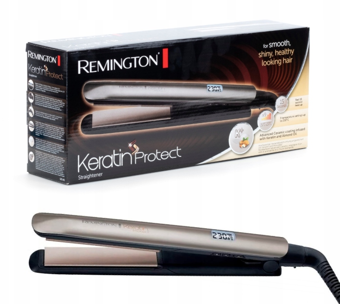 Žehlička Na Vlasy Remington Keratin Protect S8540 na vlasy keramická s keratinem