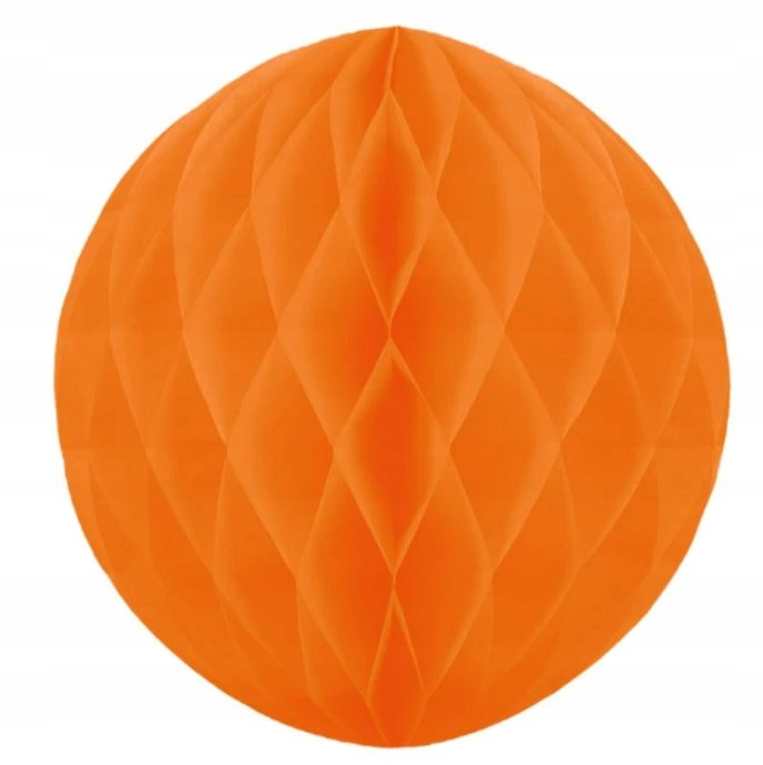 

Kula honeycomb bibułowa pomarańczowa halloween