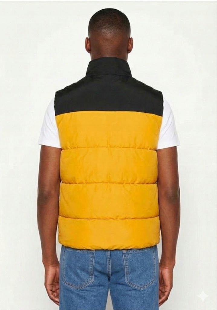 Only & Sons pánská vesta Onsmario Life Puffer hnědá velikost S