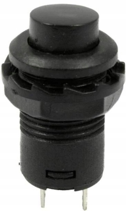 

Przycisk stabilny stały Spst No czarny 12mm