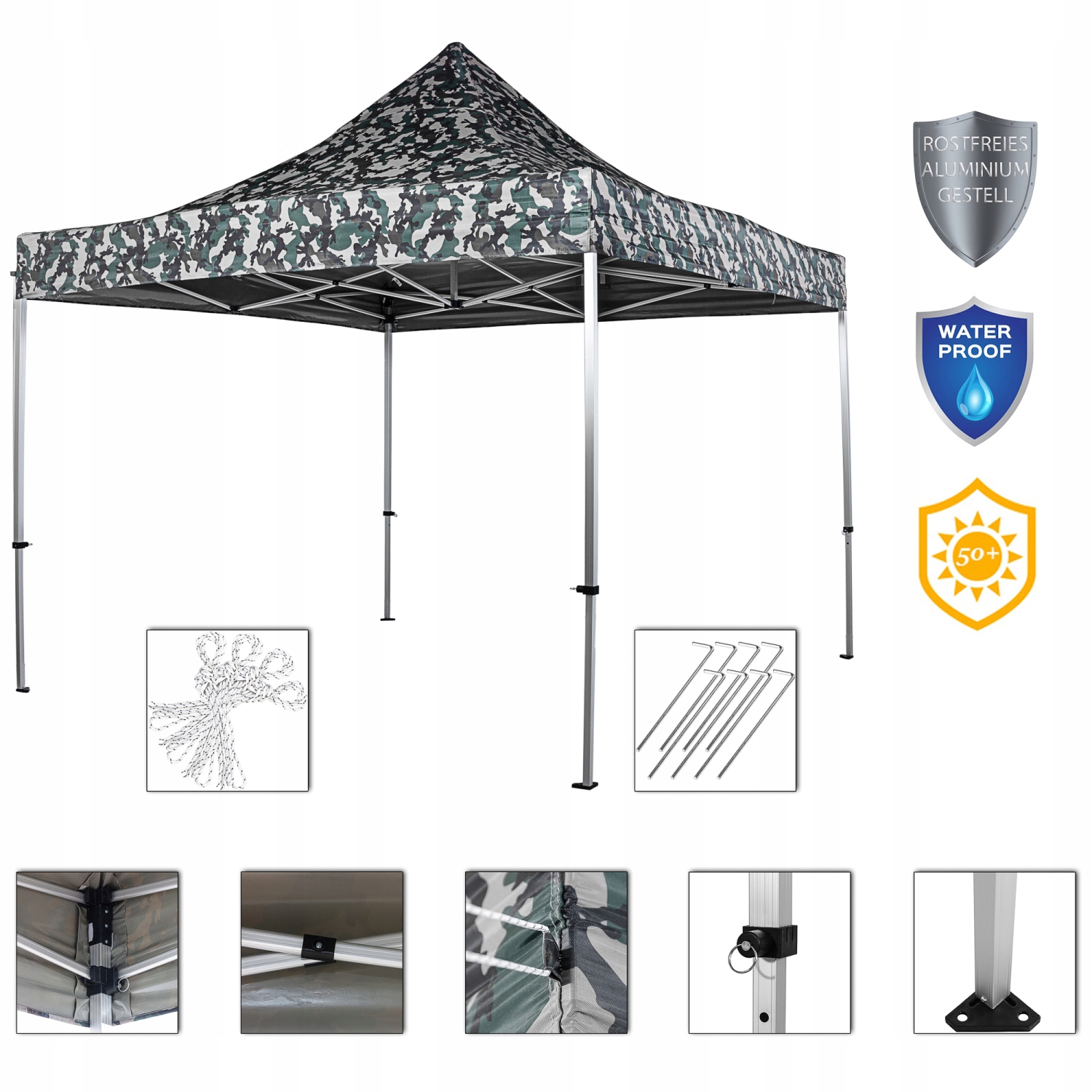 EKSPRESOWY PAWILON NAMIOT OGRODOWY 3x3m + 4 ŚCIANY Producent Instent