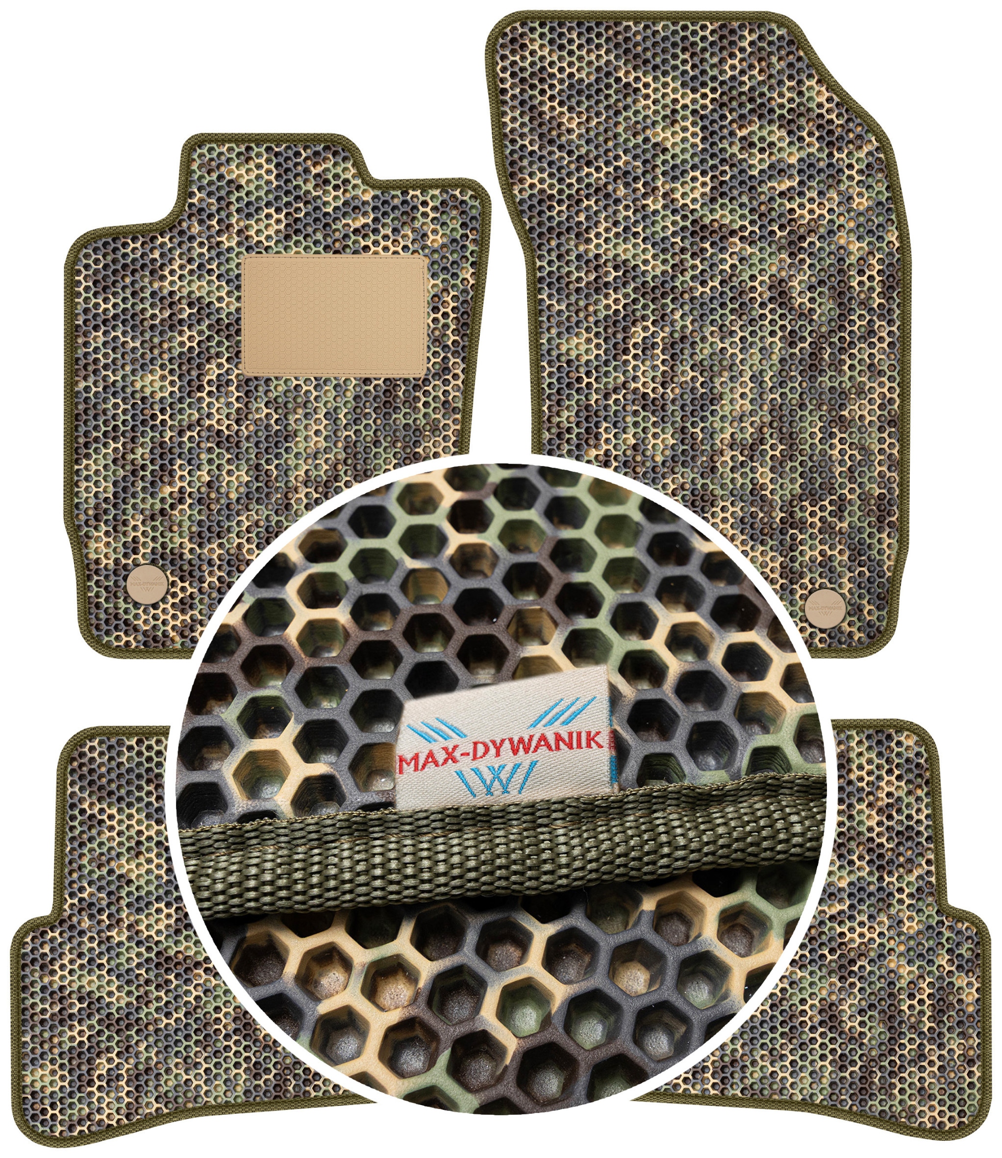 Audi A1 2010-2018 Gumové rohože do auta Eva Moro