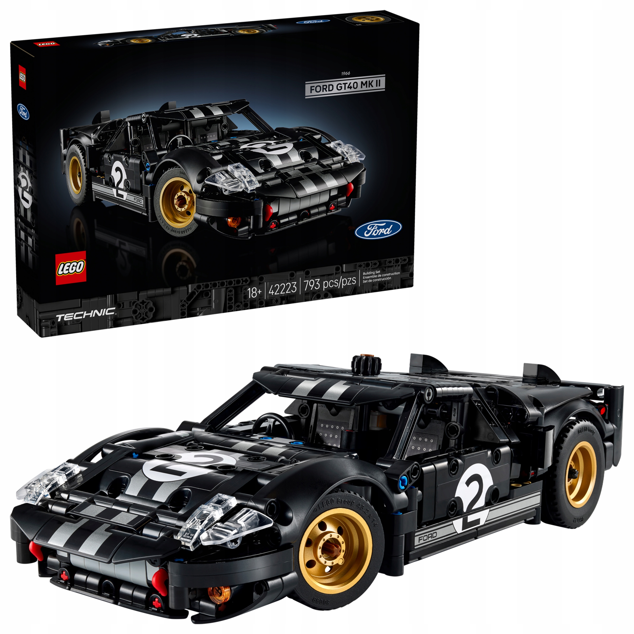 Lego Technic 42223 Závodní automobil 1966 Ford GT40 Mki