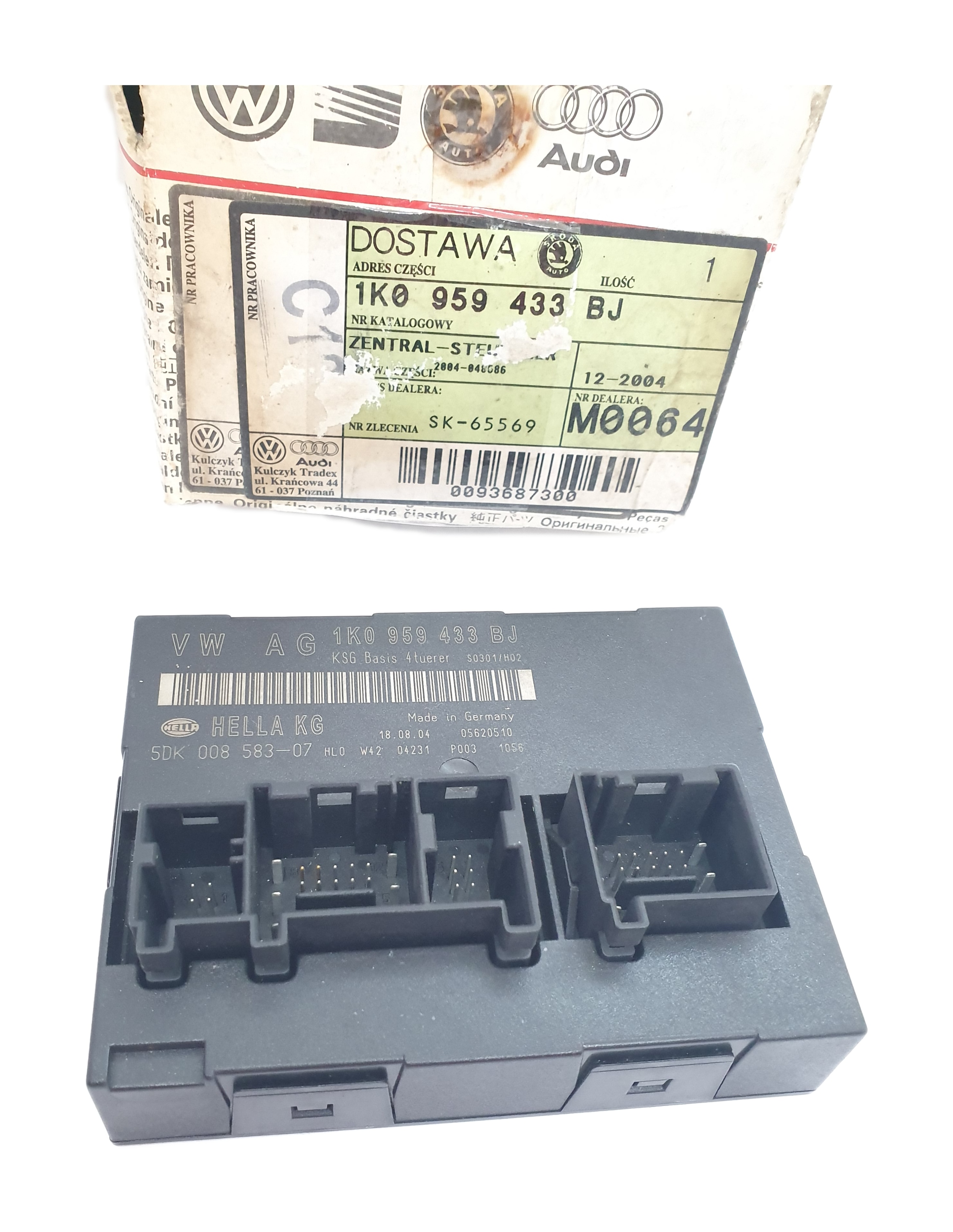 1K0959433B - МОДУЛЬ УПРАВЛІННЯ КОМФОРТОМ SKODA VW 1K0959433BJ