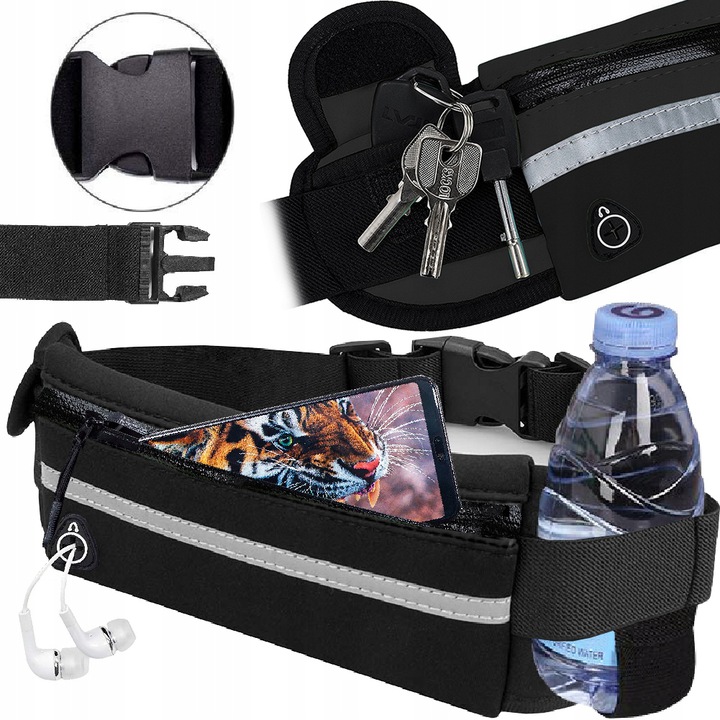 БІГОВИЙ РЕМІНЬ НИРКОВИЙ МІШОК СУМКА ПЛЯШКА ТЕЛЕФОН СПОРТИВНИЙ РЕГУЛЬОВАНИЙ