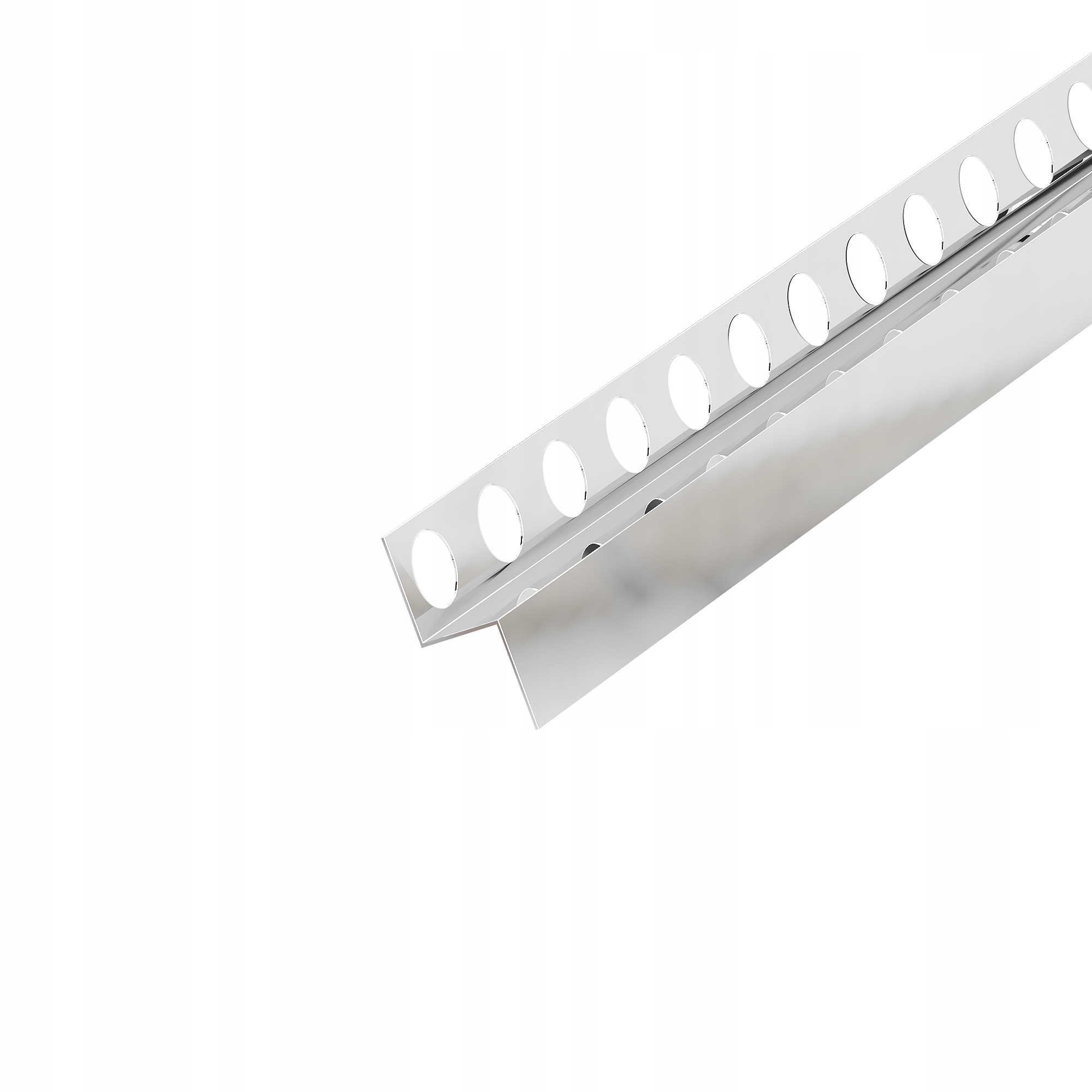 Nástěnná Spádová Lišta Stříbrná Lesklá Pravá 120 Pro Lineární Odtok