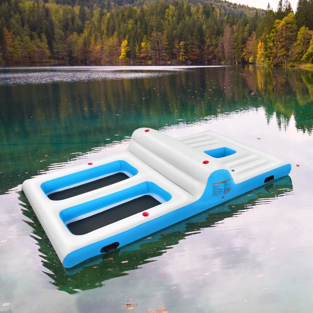 Pływająca wyspa - nadmuchiwany z kompresorem Kod producenta NP10339DE-WH