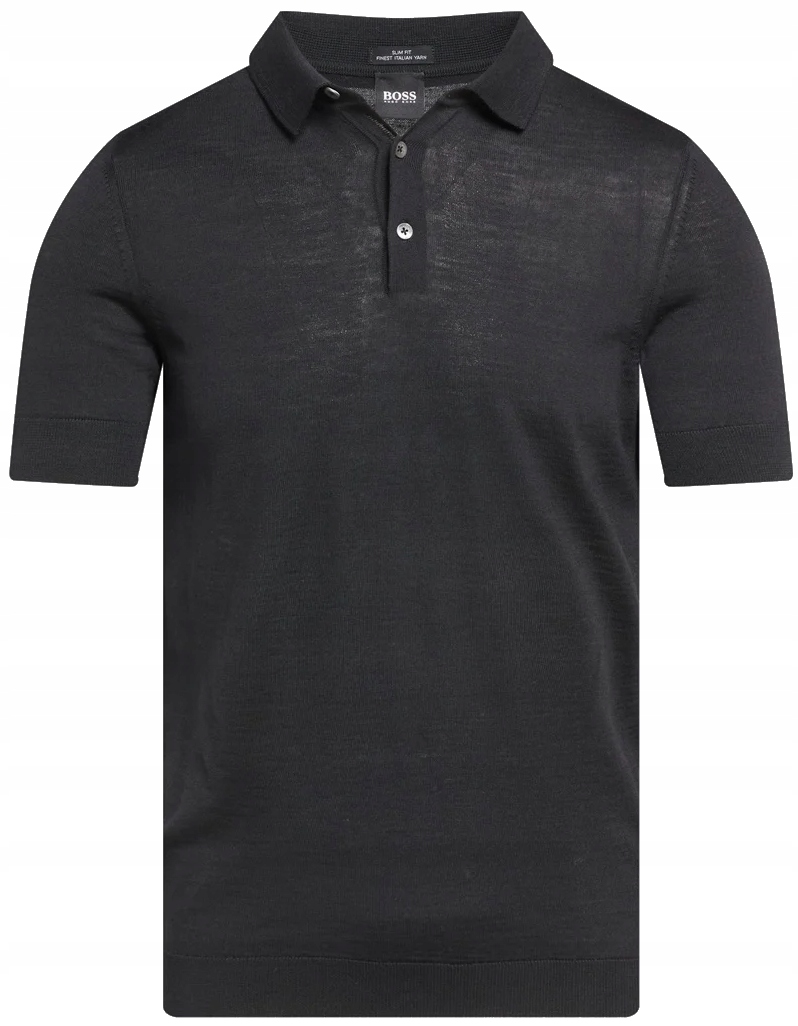 Sportowa koszulka męska z krótkim rękawem Hugo Boss T-Shirt 100% wełna r. S