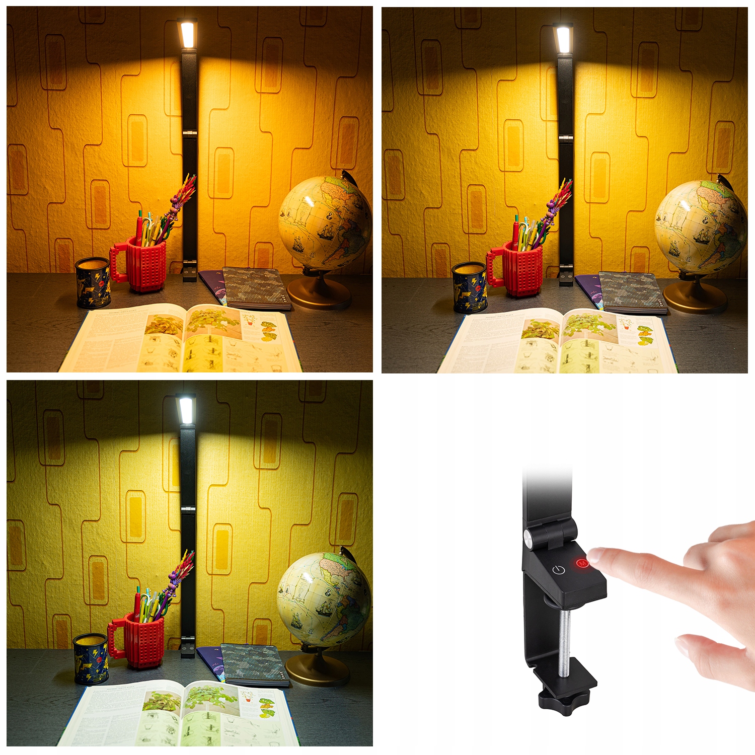 Lampka biurkowa LED STOŁOWA do warsztatu KOSMETYCZNA profesjonalna KLIPS Marka Ledhoff